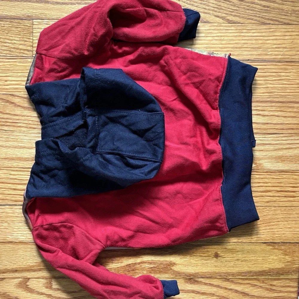 VTG Y2K Winnie The Pooh Full Zip Fleece Jacket Size 2T‎ Embroidered Blue